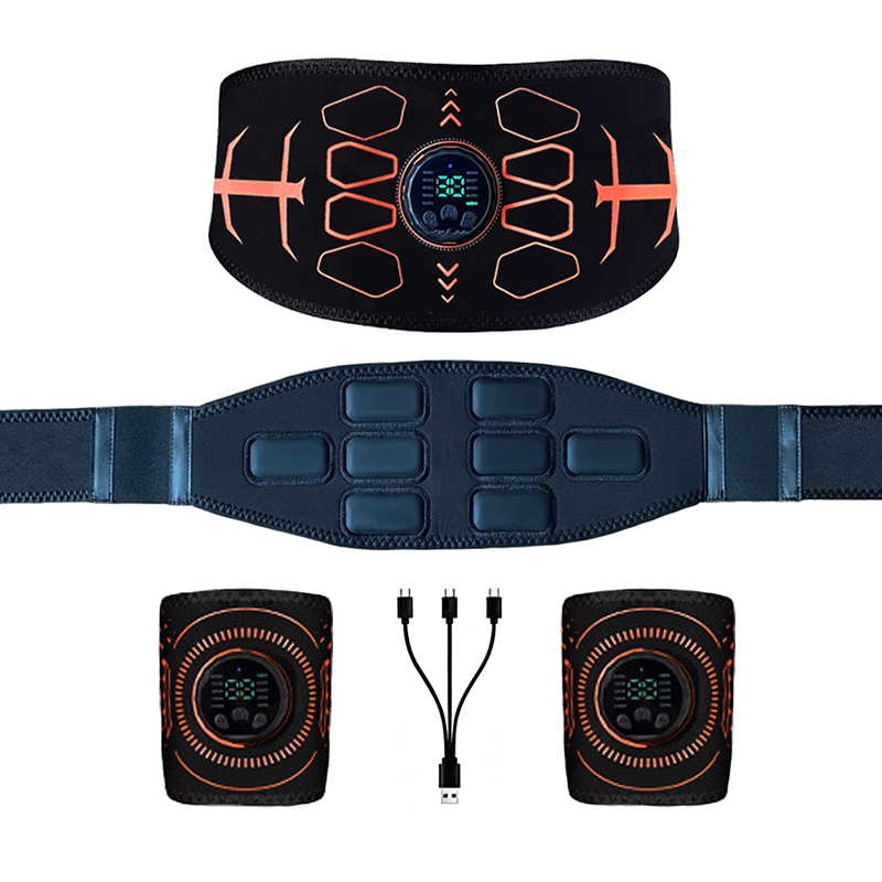 Home Gym Yoga - เข็มขัดกระชับหน้าท้องอัจฉริยะ เครื่องบริหารกล้ามเนื้อหน้าท้อง สำหรับการฝึกกล้ามเนื้อแขน ออกกำลังกายที่บ้าน ฟิตเนส นวด