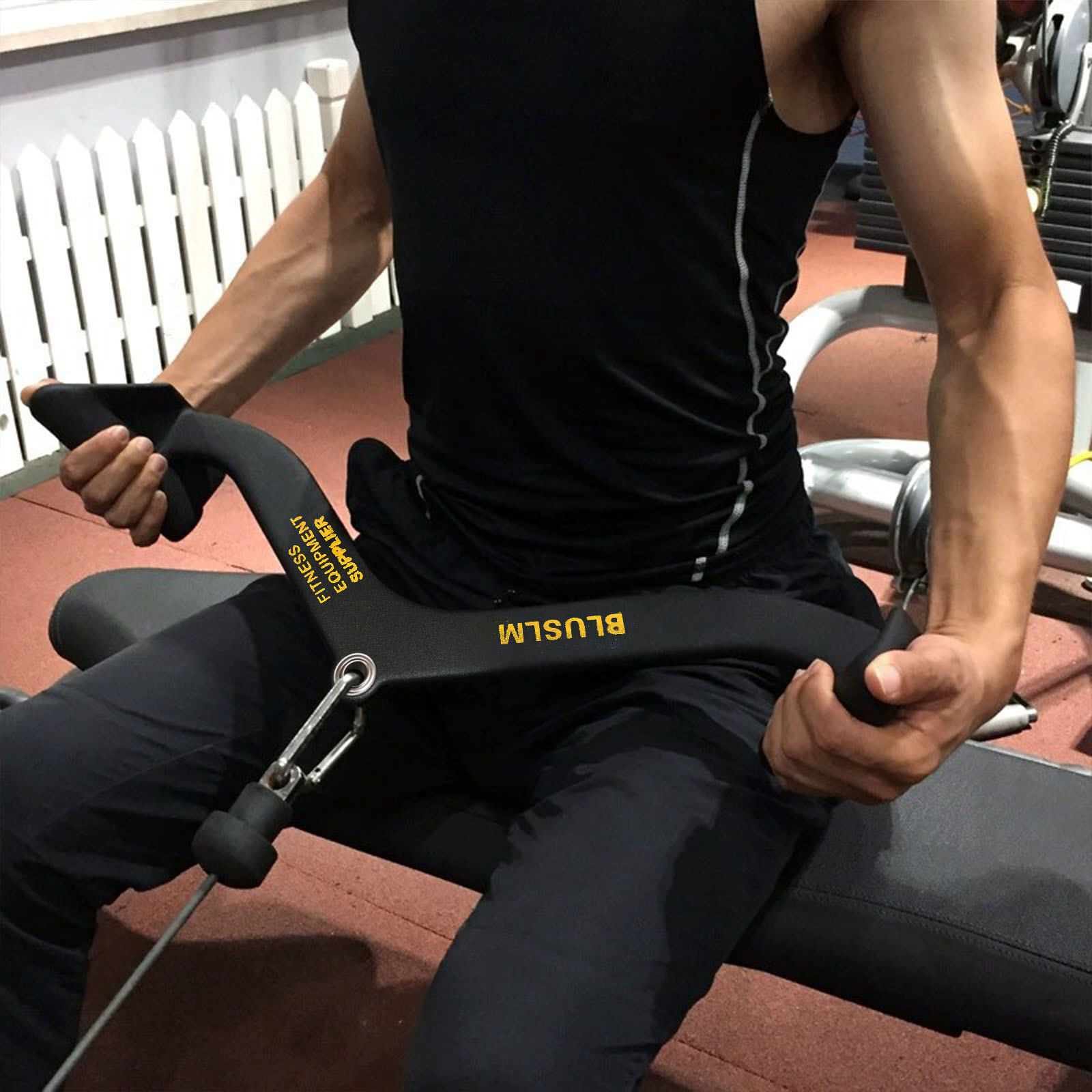 Home GYM Fitness Lat ดึง Handl - Lat Pulldown Cable บทวิจารณ์และราคา