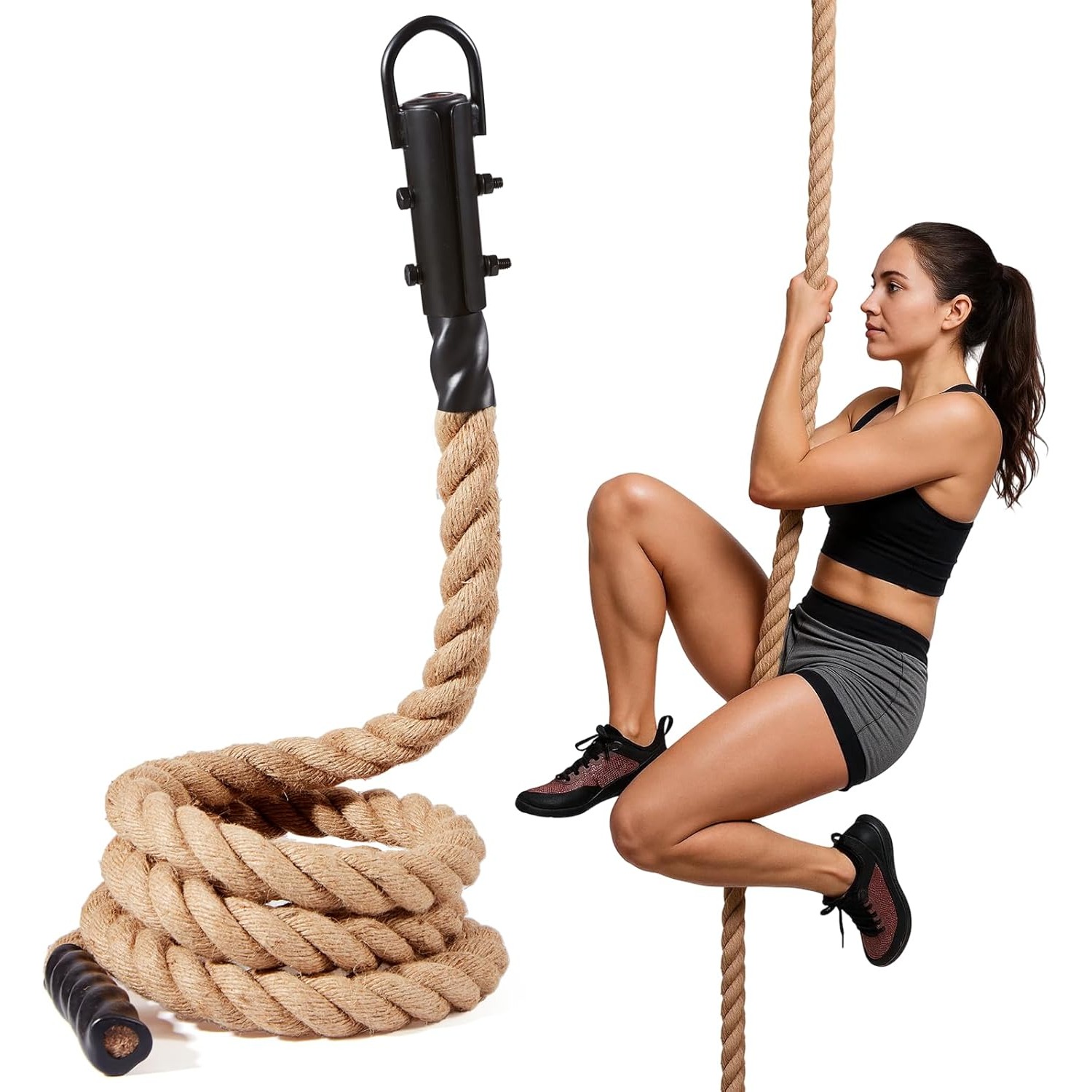 เชือกออกกำลังกายแบบหนา 3.7 ซม. - Battle Rope Heavy บทวิจารณ์และราคา