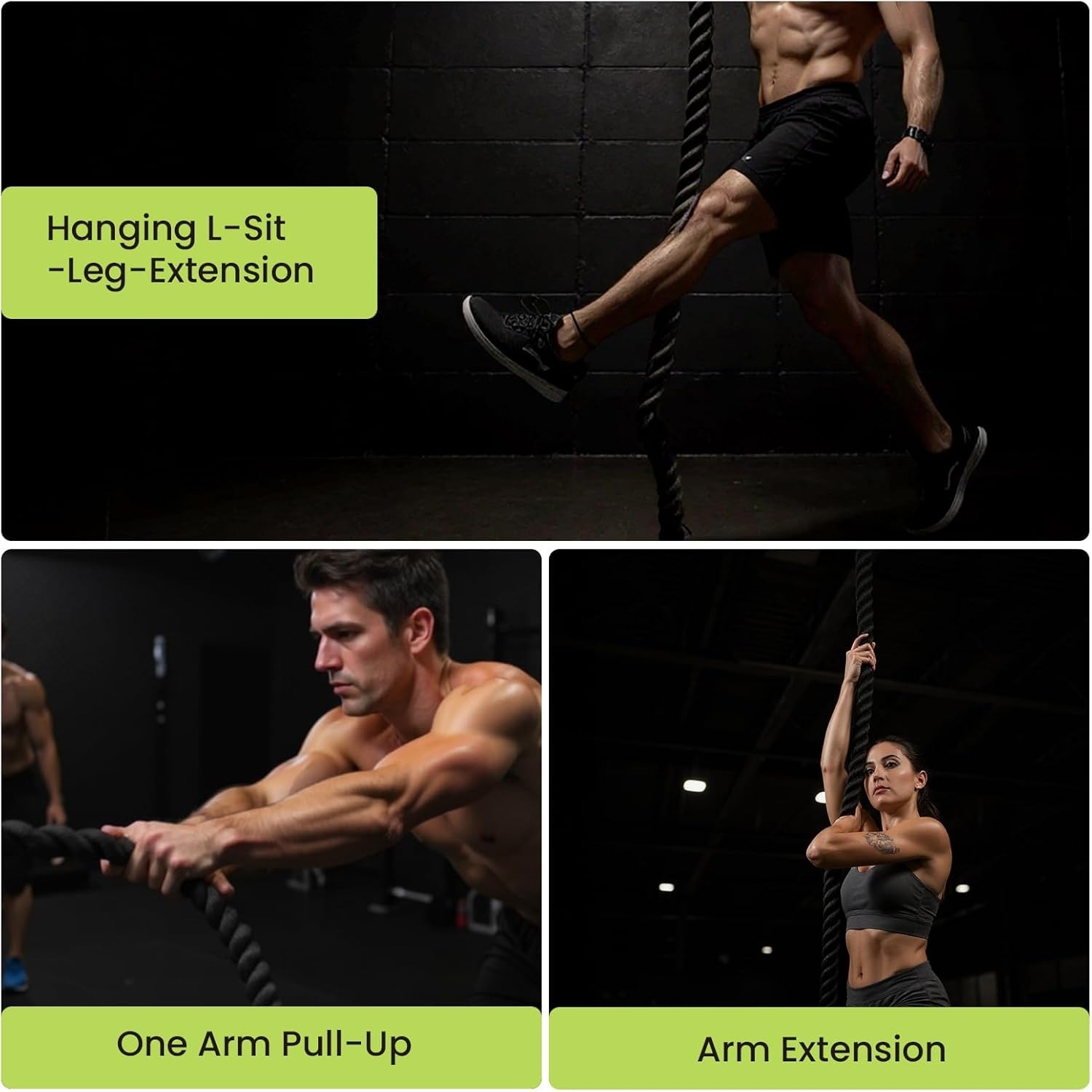 เชือกออกกำลังกายแบบหนา 3.7 ซม. - Battle Rope Heavy บทวิจารณ์และราคา