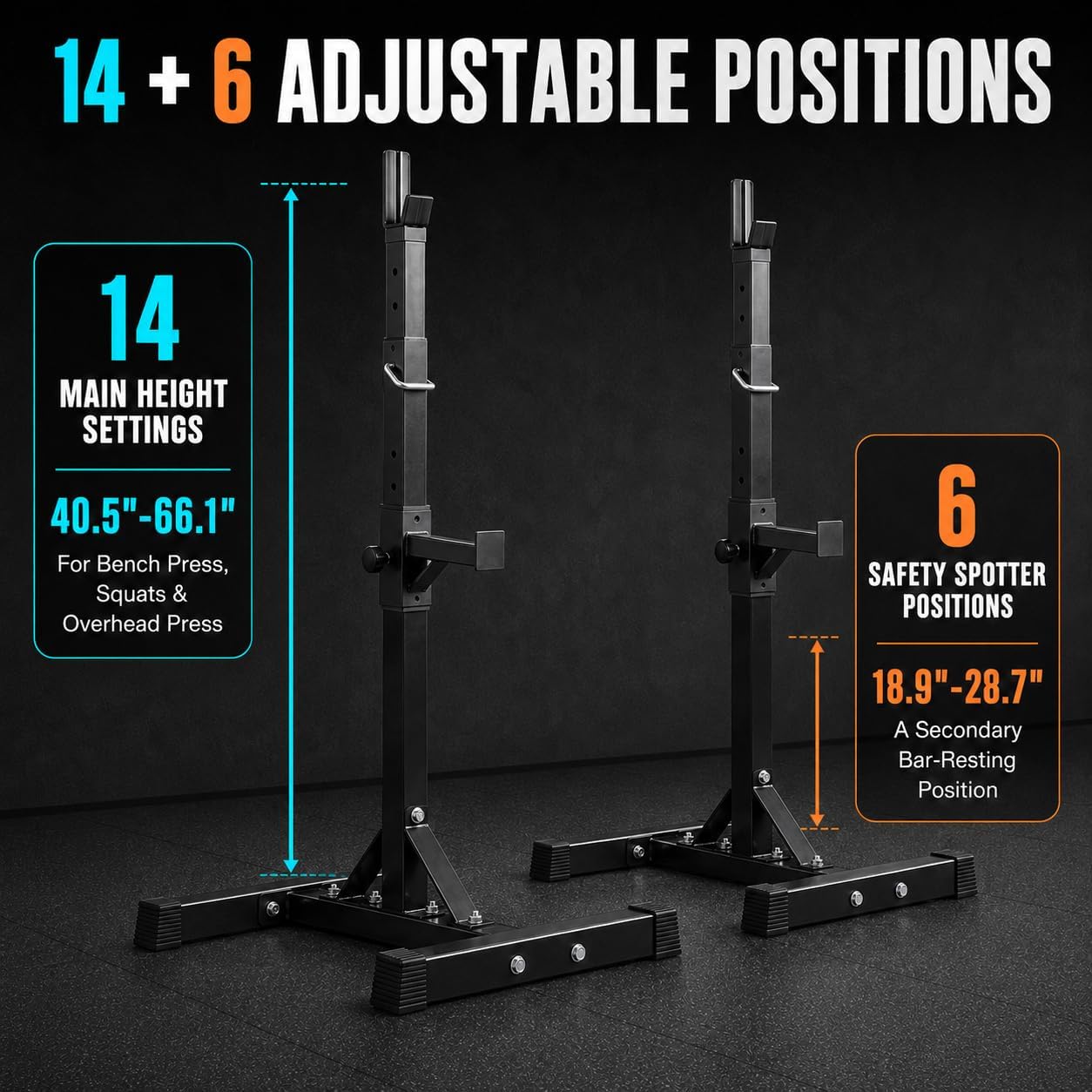 ขาตั้งสำหรับชุดอุปกรณ์สควอทแบบ - Home Gym Portable บทวิจารณ์และราคา