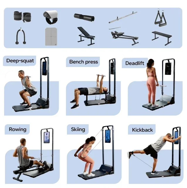 อุปกรณ์ออกกำลังกายอัจฉริยะแบบอ - All In One Gym Home Equipment บทวิจารณ์และราคา